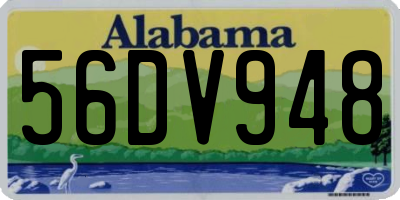 AL license plate 56DV948