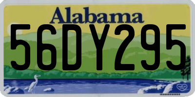 AL license plate 56DY295