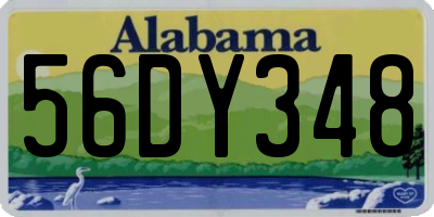 AL license plate 56DY348