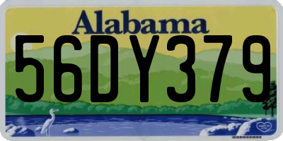 AL license plate 56DY379