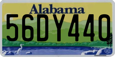 AL license plate 56DY440