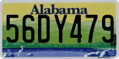 AL license plate 56DY479