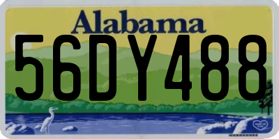 AL license plate 56DY488