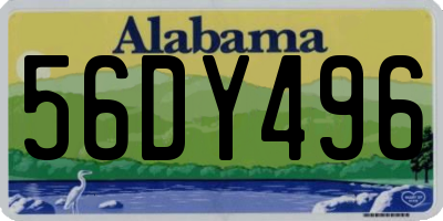 AL license plate 56DY496