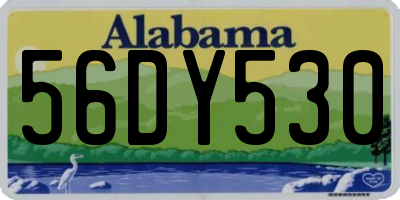 AL license plate 56DY530