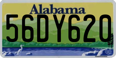 AL license plate 56DY620