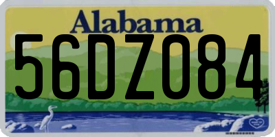 AL license plate 56DZ084