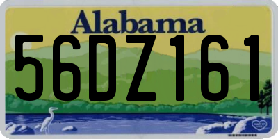 AL license plate 56DZ161
