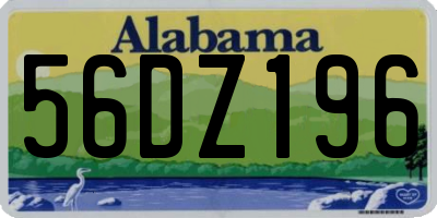 AL license plate 56DZ196