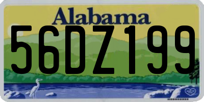 AL license plate 56DZ199