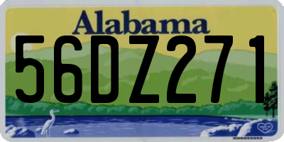 AL license plate 56DZ271