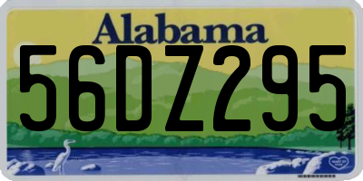 AL license plate 56DZ295