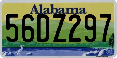 AL license plate 56DZ297