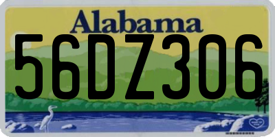 AL license plate 56DZ306