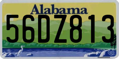 AL license plate 56DZ813