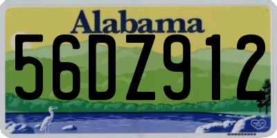 AL license plate 56DZ912