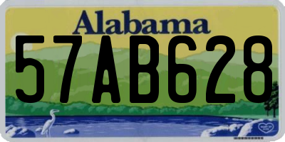 AL license plate 57AB628