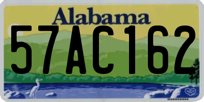 AL license plate 57AC162