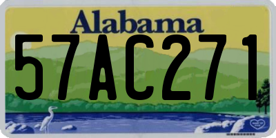 AL license plate 57AC271