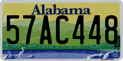 AL license plate 57AC448