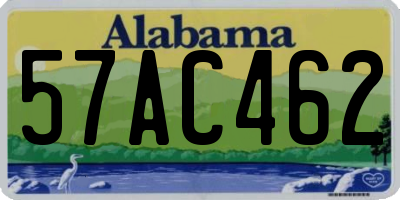 AL license plate 57AC462