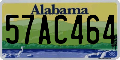 AL license plate 57AC464