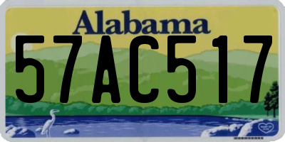 AL license plate 57AC517