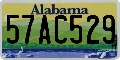 AL license plate 57AC529