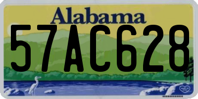 AL license plate 57AC628