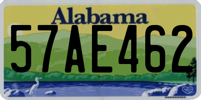 AL license plate 57AE462