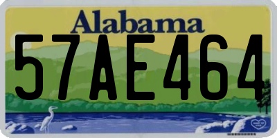 AL license plate 57AE464