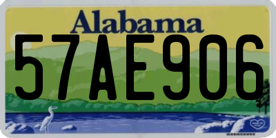 AL license plate 57AE906