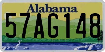 AL license plate 57AG148