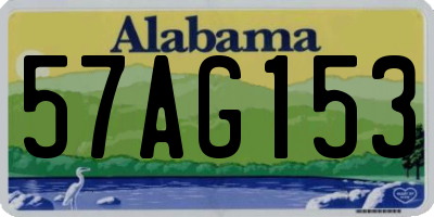 AL license plate 57AG153
