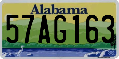 AL license plate 57AG163