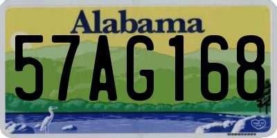 AL license plate 57AG168