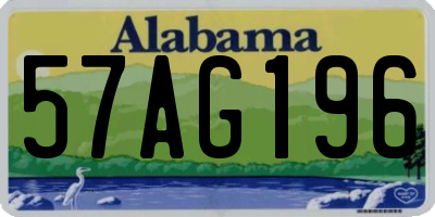 AL license plate 57AG196