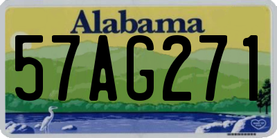 AL license plate 57AG271