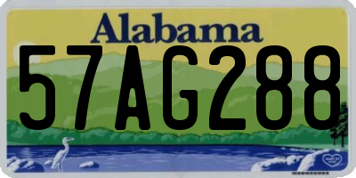 AL license plate 57AG288