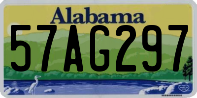 AL license plate 57AG297