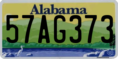 AL license plate 57AG373
