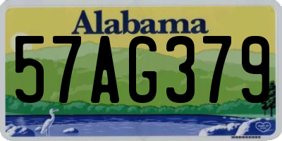 AL license plate 57AG379