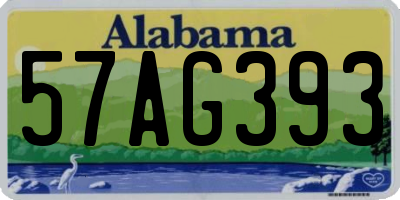 AL license plate 57AG393