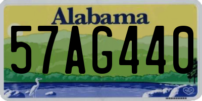 AL license plate 57AG440