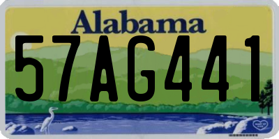 AL license plate 57AG441