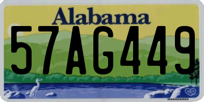 AL license plate 57AG449