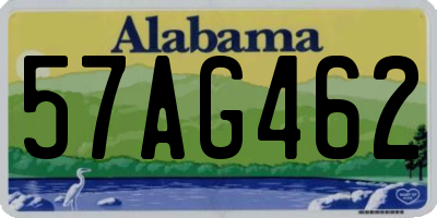 AL license plate 57AG462