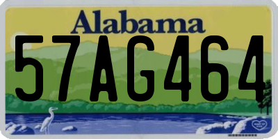 AL license plate 57AG464