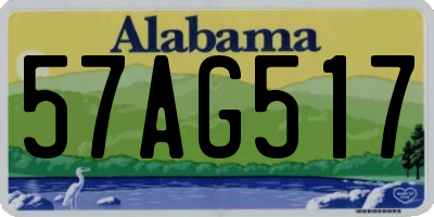 AL license plate 57AG517