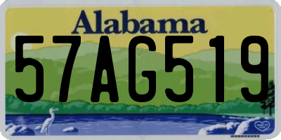 AL license plate 57AG519